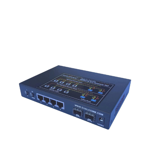 Dualcomm ETAP-2406 - NETZWERK TAP Seitenansicht