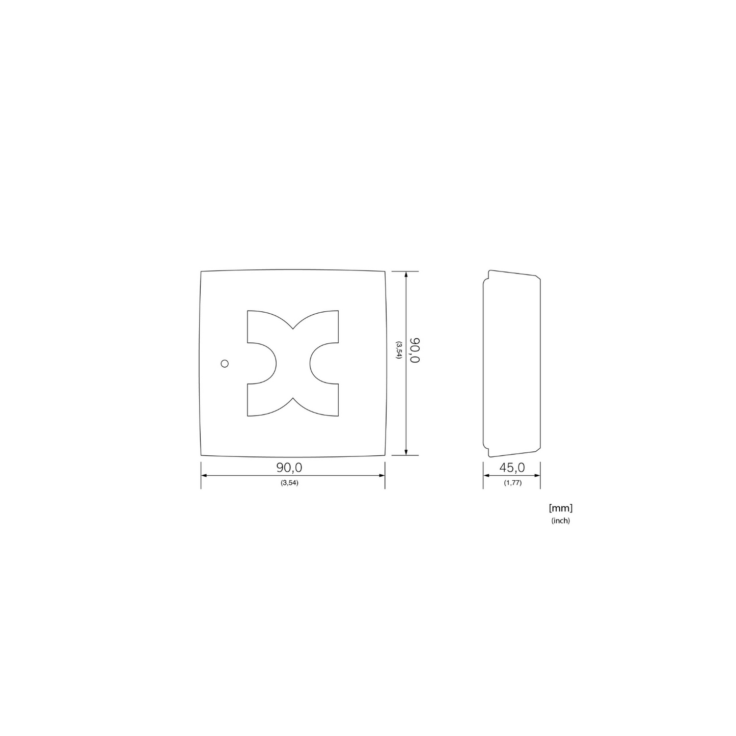Kentix MultiSensor mit Ethernet (PoE) und PIR-Sensor (360°)