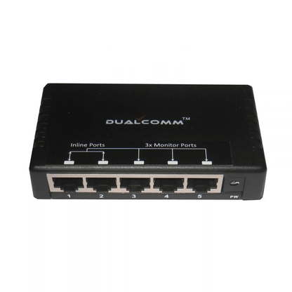 Dualcomm ETAP-1105 1-to-3 10/100Base-T Network Regeneration TAP