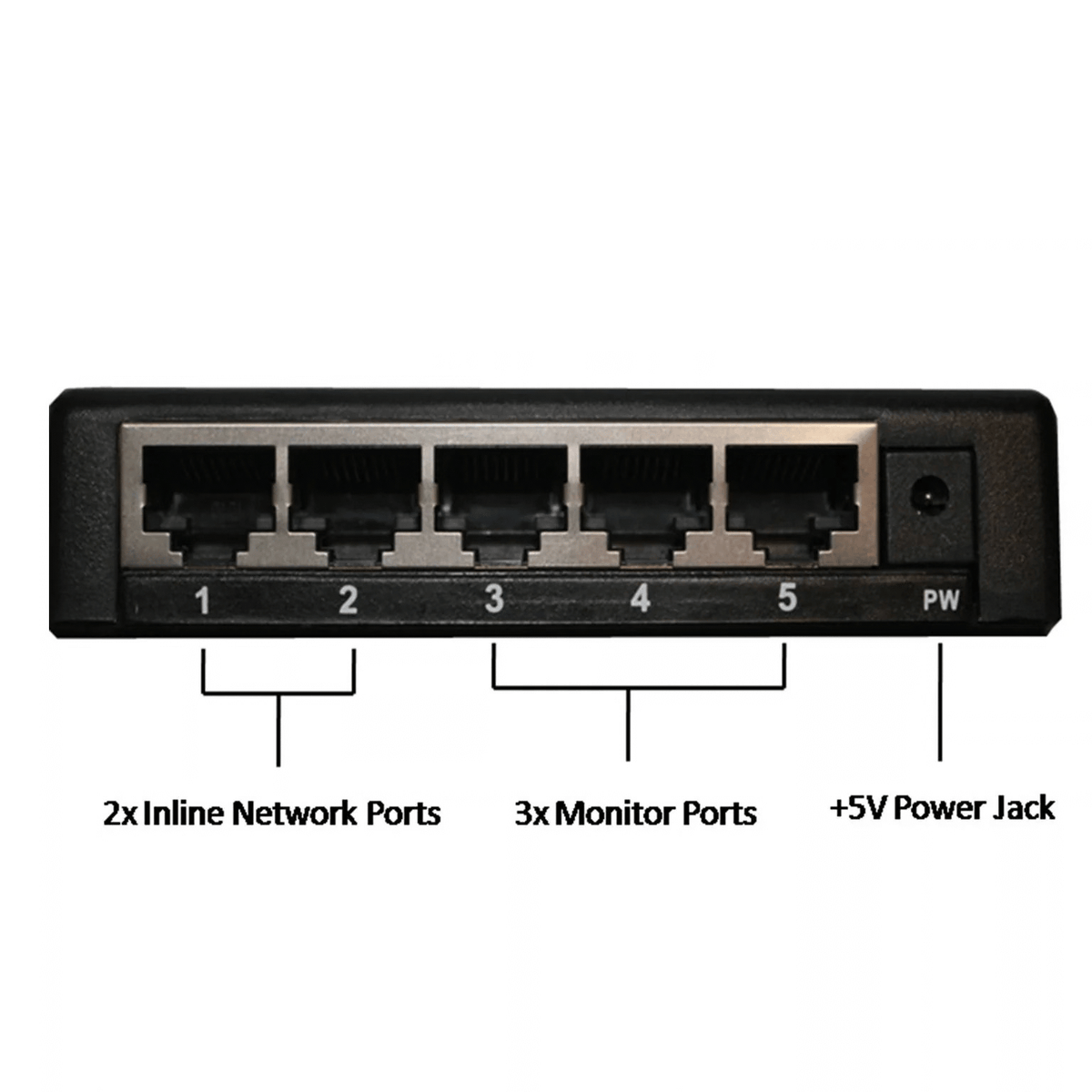 Dualcomm ETAP-1105 1-to-3 10/100Base-T Network Regeneration TAP