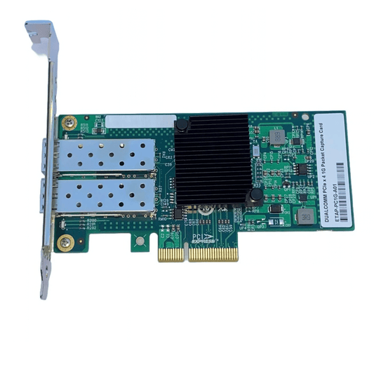 Dualcomm ETAP-PC1G / ETAP-PC10G PCIe Network TAP Card