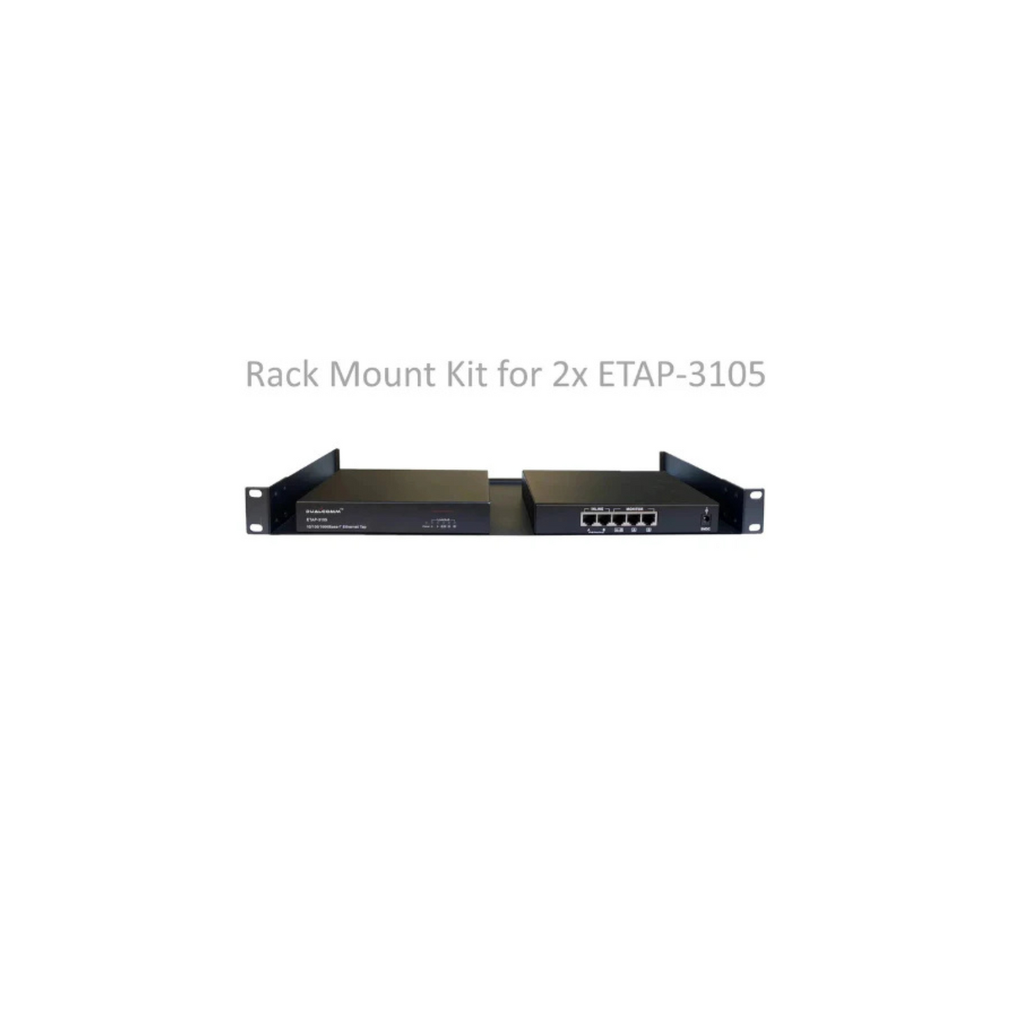 Dualcomm Failsafe 10/100/1000Base-T Network Regeneration TAP Rack Mount Kit
