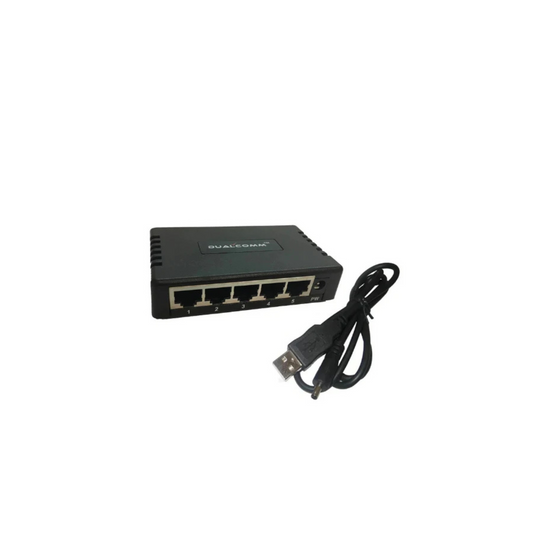 Dualcomm DCSW-1005/ DCSW-1005PT - NETZWERK TAP  Frontansicht